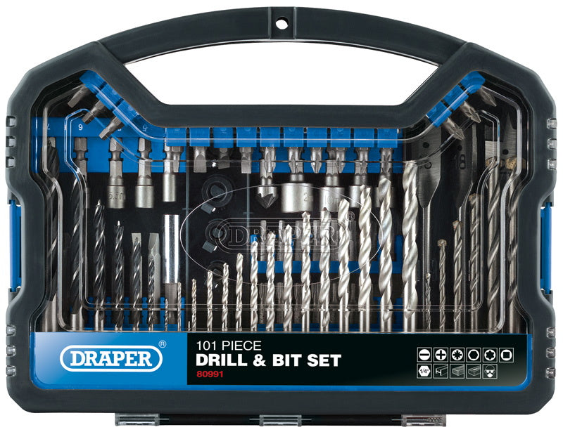 Draper 80991 Drill Bit and Accessory Kit (101 Piece)