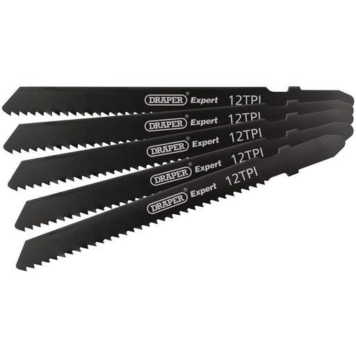 Draper 81722 DT119B Jigsaw Blade Set, 92mm (5 Piece)