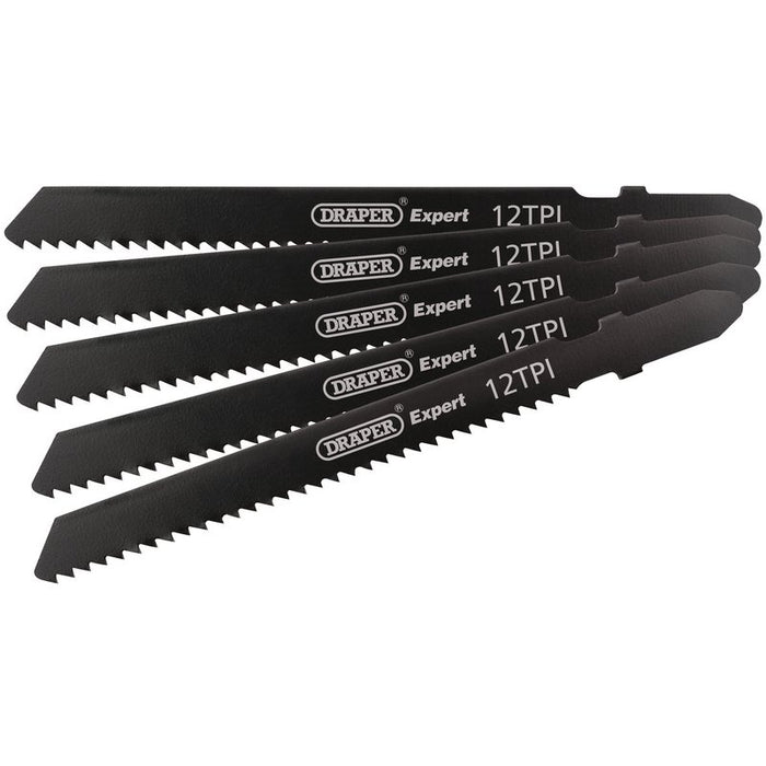 Draper 81722 DT119B Jigsaw Blade Set, 92mm (5 Piece)