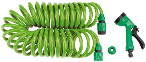 Recoil Hose with Spray Gun and Tap Connector, 10m, 83984, Draper