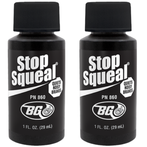 BG Stop Squeal: Quietens Noisy Brakes - 30ml - Pack of 2 - 860-PK2