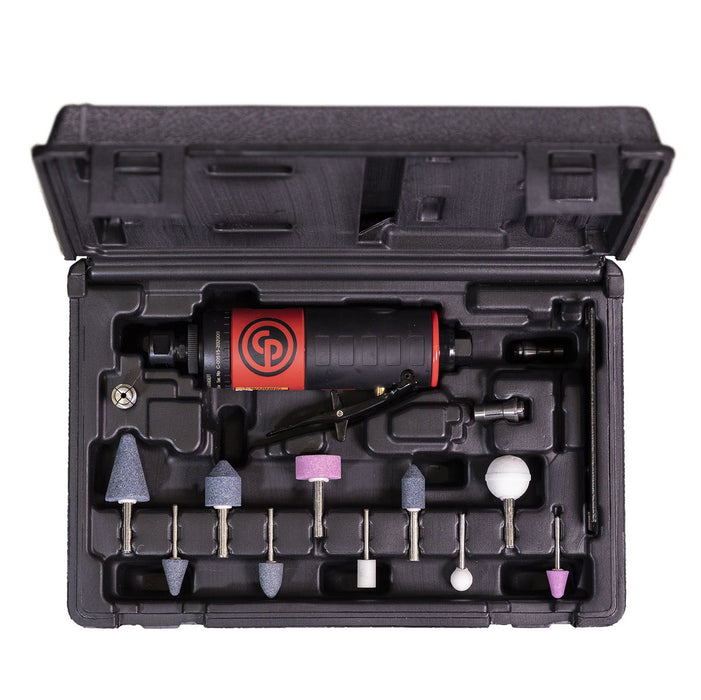 Chicago Pneumatic CP7411K, 1/4"(6 mm) Die Grinder, 420 W Power, 22000 Rpm Free Speed – 8941074111