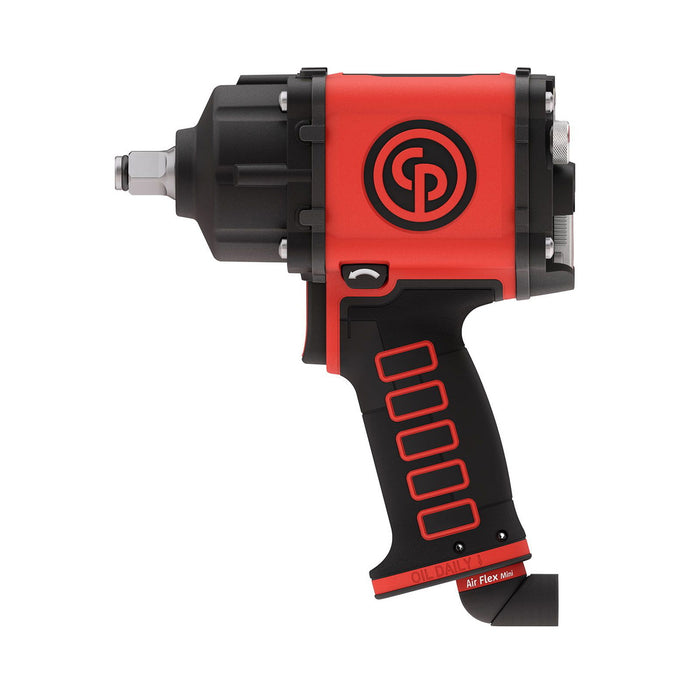 Chicago Pneumatic CP7755, 1/2" Air Impact Wrench - Short Anvil, Air Flex Mini, 1/2" Air Inlet