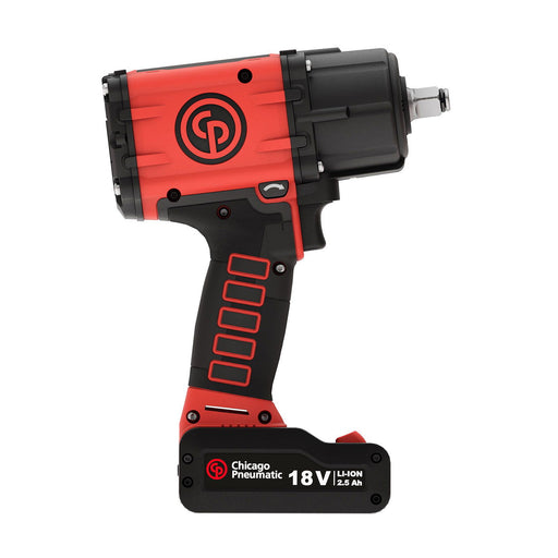 Chicago Pneumatic CP8854 Pack, 18V ½€™€™ Cordless Impact Wrench Pack, 120 Nm Torque, 4500 Rpm Free Speed €“ 8941088540