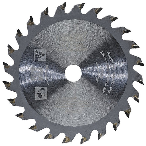 Draper 90485 TCT Saw Blade, 85 x 10mm, 24T