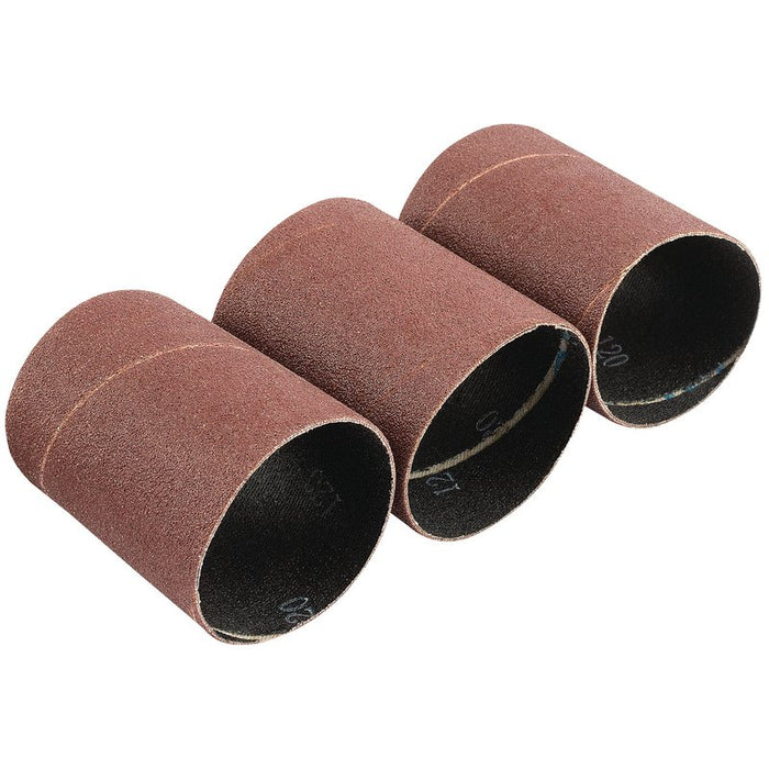 Draper Aluminium Oxide Sanding Sleeves, 45 x 60mm, 120 Grit - Pack of 3, 93354