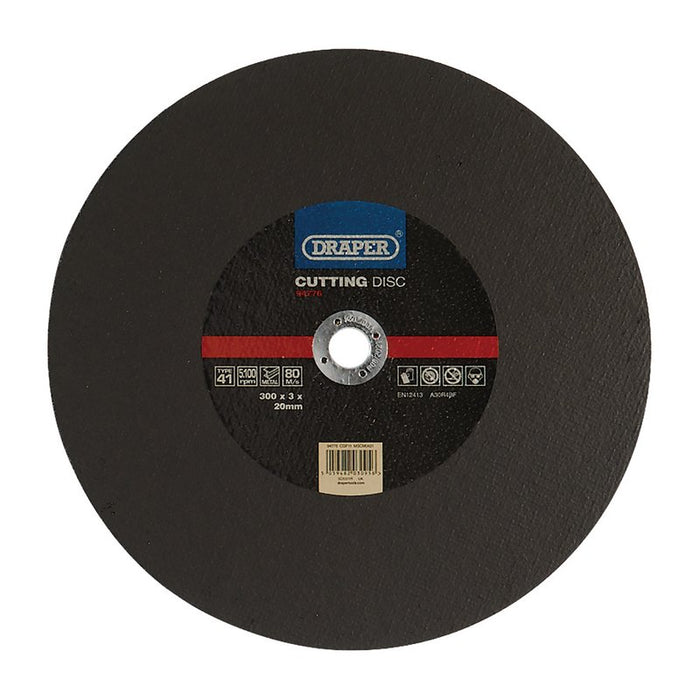 Draper Metal Cutting Disc, 300 x 3 x 20mm, 94776