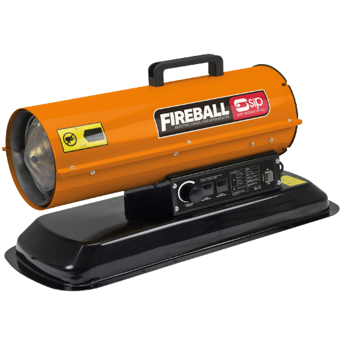 SIP 09591 FIREBALL XD75F Diesel/Paraffin Space Heater