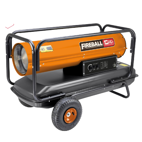 SIP 09594 FIREBALL XD140 Diesel/Paraffin Space Heater, Ex-Showroom, Grade B, 12 Months Warranty