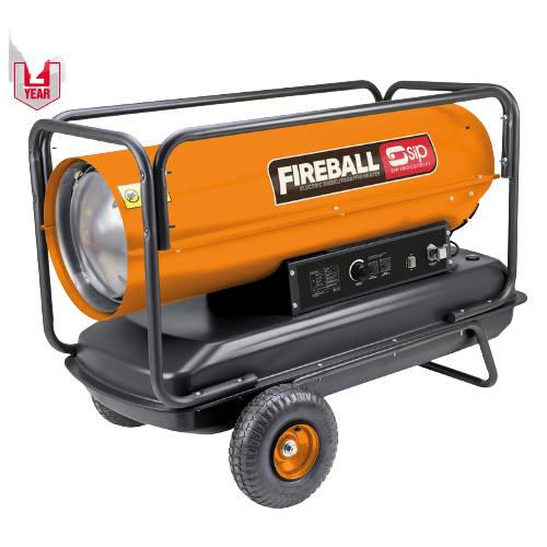 SIP 09598 FIREBALL XD350 Diesel/Paraffin Space Heater, Ex-Showroom, Grade B, 12 Months Warranty