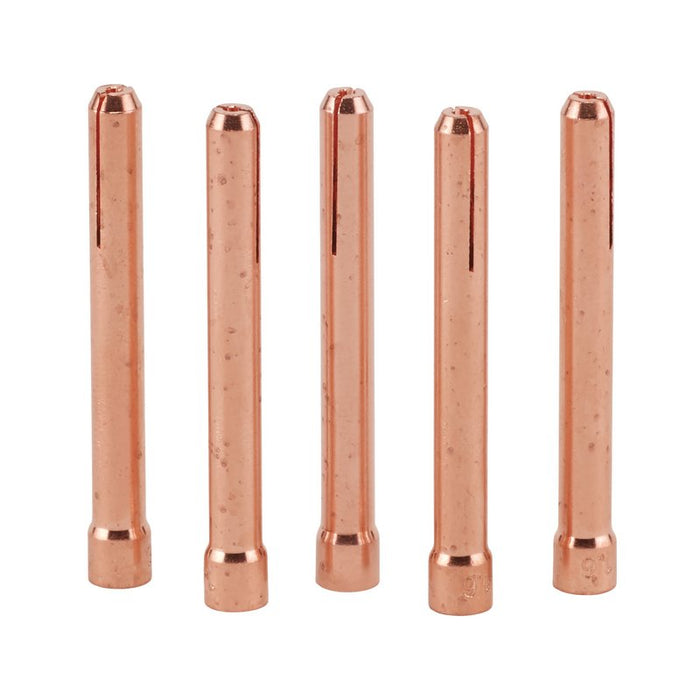 Welding TIG Torch Collet, 16mm, for Stock No. 70087 and 57096 - Pack of 5, 98450 Draper
