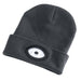 Draper 99522 Beanie Hat with Rechargeable Torch, One Size, 1W, 100 Lumens, Grey