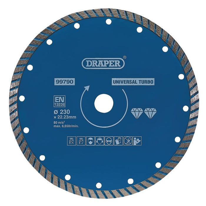 Draper Turbo Diamond Blade, 230mm, 99790