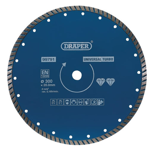 Draper Turbo Diamond Blade, 300mm, 99791