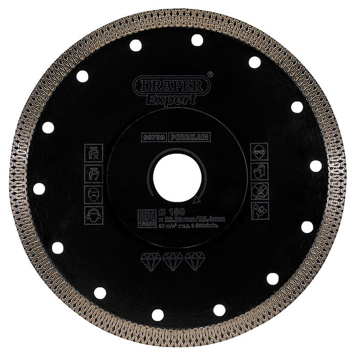 Draper Turbo-X Porcelain Diamond Blade, 180mm, 99793