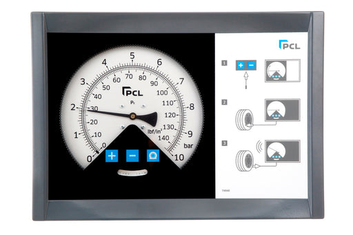 PCL A10S20T A10 Tyre Inflator Wall Mounted 0-145 psi & 0-10 bar