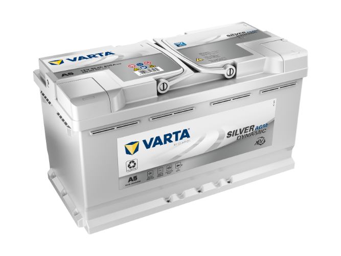 A5 Varta Silver Dynamic AGM 019 Car Battery 12V 95Ah - 595901085, 3 Years Warranty