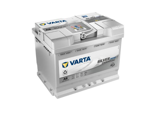 A8 Varta Silver Dynamic AGM 027 Car Battery 12V 60Ah - 560901068, 3 Years Warranty