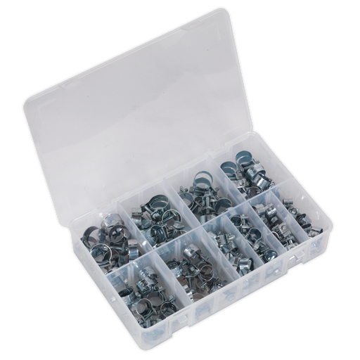 Sealey AB042MH Mini Hose Clip Assortment 100pc