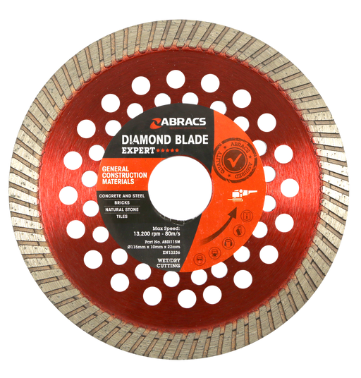Abracs Diamond Blade GCM - Expert, 115mm x 10mm x 22mm, ABDI115M