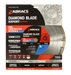 Abracs Diamond Blade DCM - Expert, 350mm x 10mm x 25.4mm, ABDI35025AM