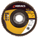 Abracs Flap Discs, 115mm x 60g AL/OX - Pack of 25, ABFA115B060