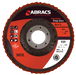 Abracs Ceramic Flap Discs, 125mm x 80g - Pack of 10, ABFC125B080