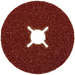 Abracs Fibre Sanding Discs, 115mm x 36 Grit AL/OX - Pack of 25, ABFD115036A