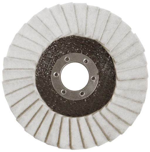 Abracs Flap Felt Discs, 115mm - Pack of 10, ABFF115