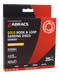 Abracs Gold Hook & Loop Sanding Discs, 150mm x 180g - 0 Hole - Pack of 25, ABHLG0150180