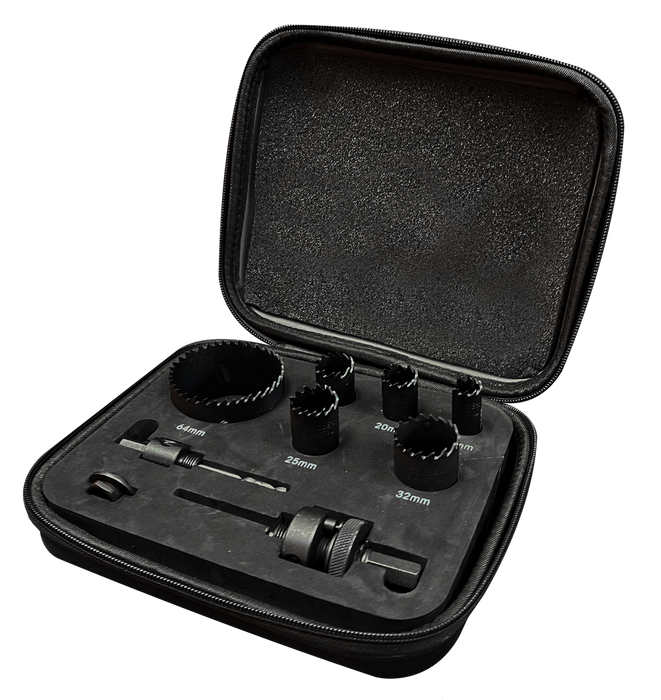 Abracs 11pc Electricians Hole Saw Kit - M42 Pack of 1, ABHSCKIT11