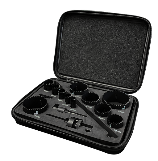 Abracs 17pc Plumbers Hole Saw Kit - M42 Pack of 1, ABHSCKIT17