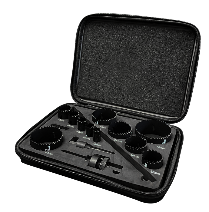 Abracs 17pc Plumbers Hole Saw Kit - M42 Pack of 1, ABHSCKIT17