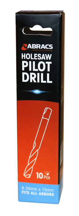 Abracs Hole Saw PILOT Drill Bit - Pack of 10, ABHSPILOT