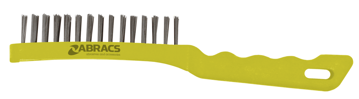 Abracs 4 Row Plastic Handled Brush - Pack of 12, ABPHB4
