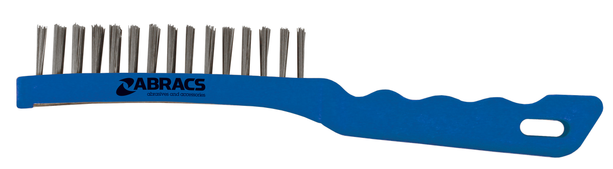 Abracs 4 Row Plastic Handled Brush S/S - Pack of 12, ABPHBS