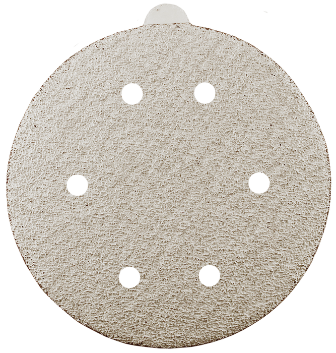 Abracs PSA Sanding Discs, 150mm x 120g - 6 Holes - Pack of 100, ABPSA6150120