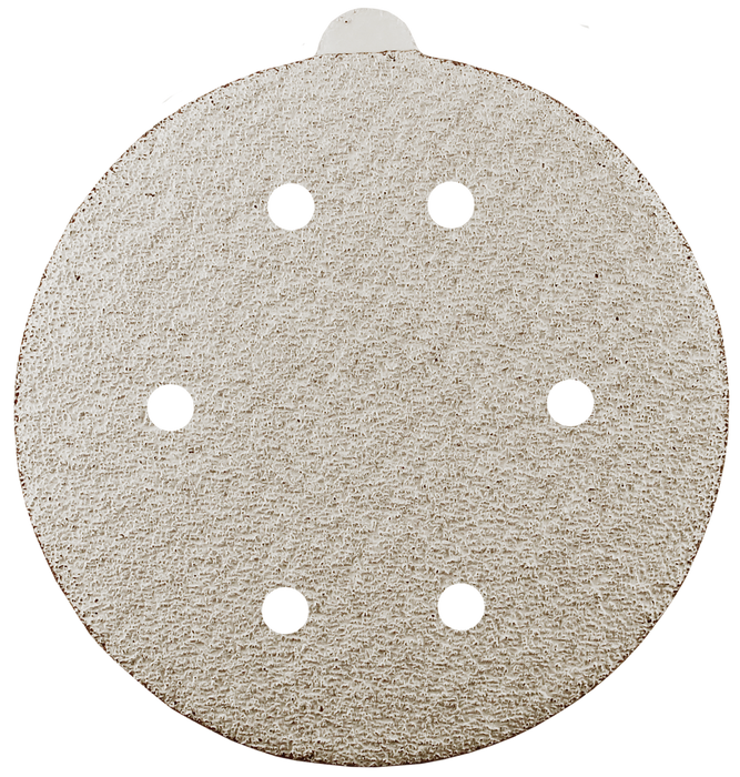 Abracs PSA Sanding Discs, 150mm x 120g - 6 Holes - Pack of 100, ABPSA6150120