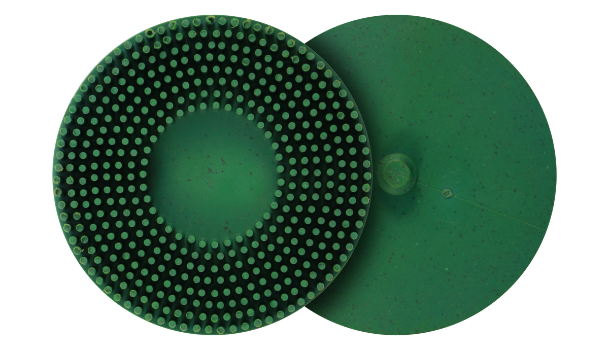 Abracs Quick-Lock Bristle Brush - Green, 50mm - Pack of 10, ABQLBG050