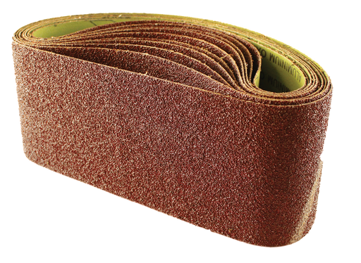 Abracs Sanding Belts, 100mm x 610mm x 40Grit - Pack of 10, ABSB100610040