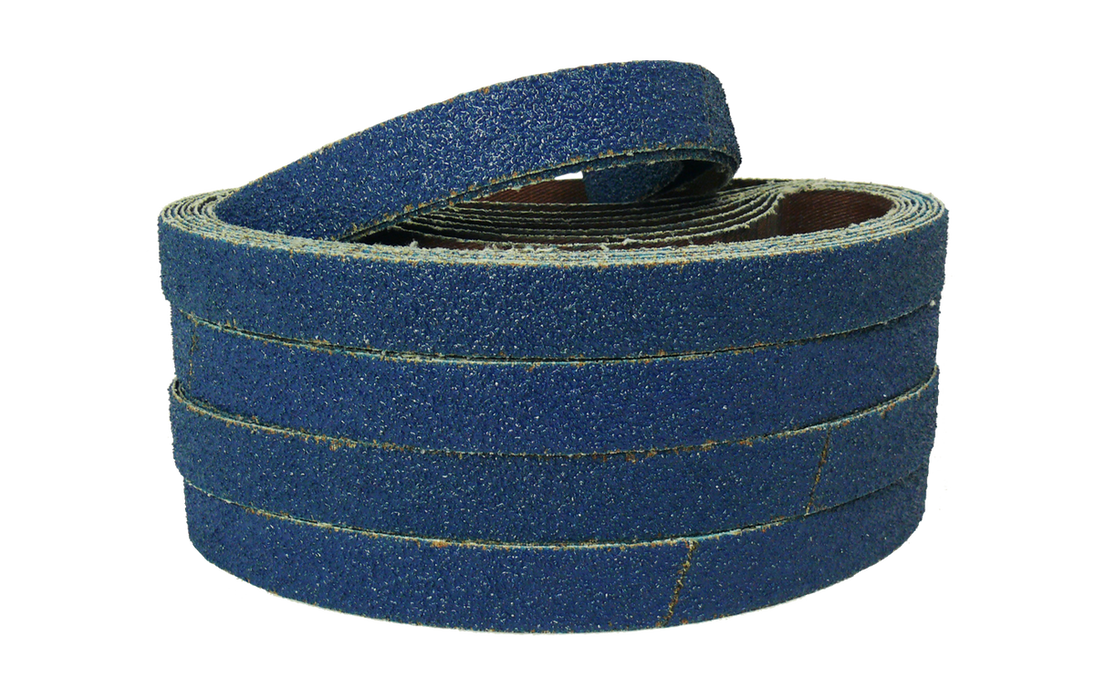 Abracs File Zirconium Sanding Belts, 10mm x 330mm x 120g - Pack of 50, ABSB010330120Z