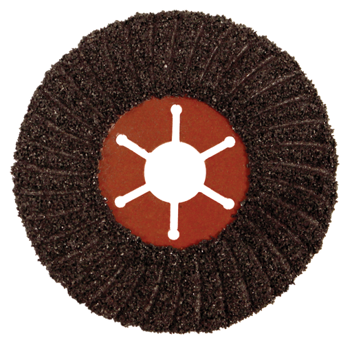 Abracs Semi-Flex Grinding Discs, 178mm x 24Grit S/C - Pack of 10, ABSF178024C