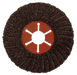 Abracs Semi-Flex Grinding Discs, 115mm x 36Grit S/C - Pack of 10, ABSF115036C