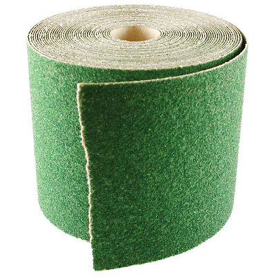 Abracs Sandpaper Roll Green 115mm x 10M x 80g - Pack of 1, ABSG11510080