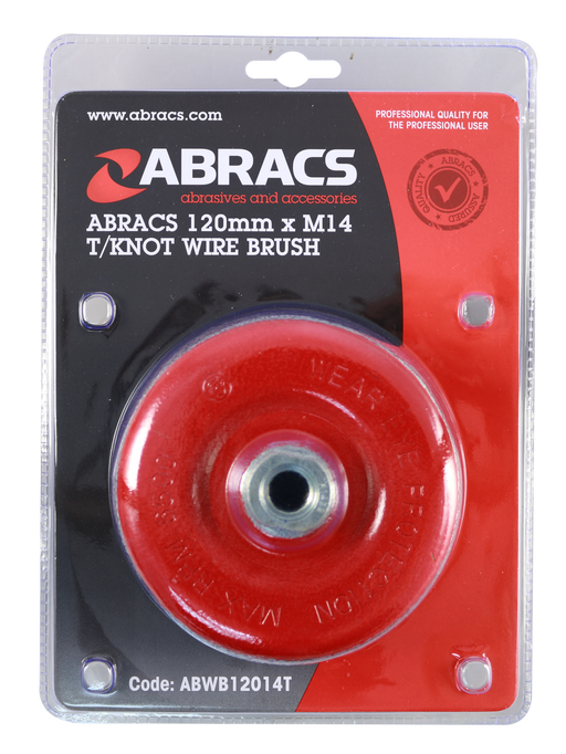 Abracs T/KNOT Wire Brush, 120mm x M14, ABWB12014T