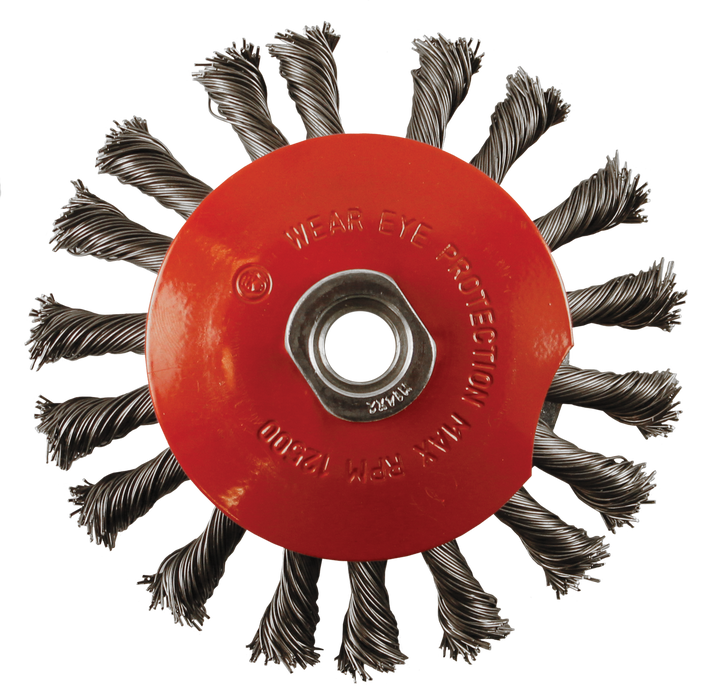Abracs T/KNOT Bevel Brush, 100mm x M14, ABWBB100M14T