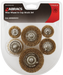 Abracs Spindle Mounted Wire Brush, 6Pcs - Pack of 1, ABWBSMPACK1