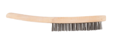 Abracs 4 Row Wooden Handled Brush - Box Qty 12, Pack of 4, ABWHBSS