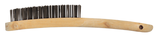 Abracs 6 Row Wooden Handled Brush - Box Qty 12, Pack of 4, ABWHB6