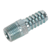 Sealey AC09 Screwed Tailpiece Male 1/4"BSPT - 3/8" Hose Pack of 5